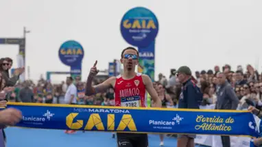 Bernardo Rocha no final da prova