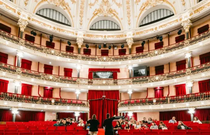 Interior do Theatro Circo, em Braga.