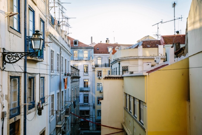 Imagem de casas e prédios em Lisboa