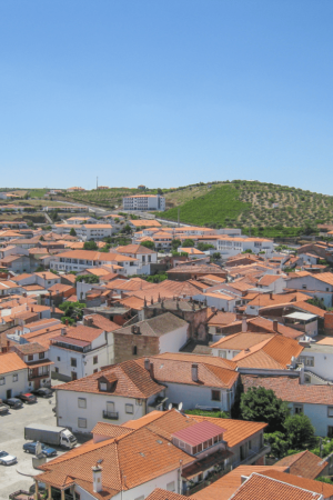 Vista aérea do concelho de Freixo de Espada à Cinta