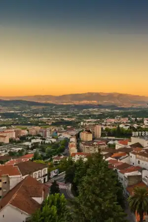 Imagem de uma parte da cidade da Covilhã