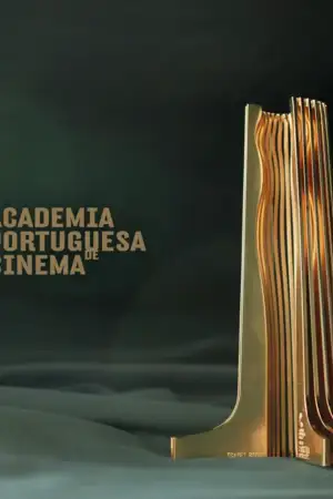 Imagem ilustra o palco da entrega de prémios da Academia Portuguesa de Cinema 