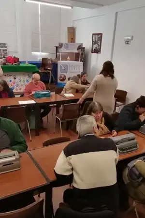Sala de aula da ACAPO no Porto
