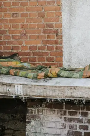 Colchão de moradores de rua