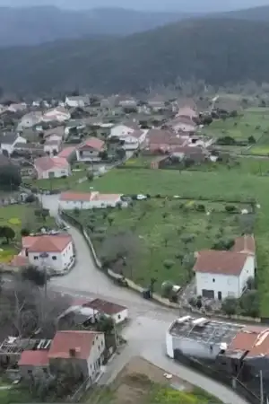 Vista aérea sobre Arega, Figueiró dos Vinhos