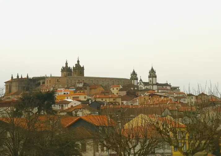 Paisagem do centro histórico de Viseu.