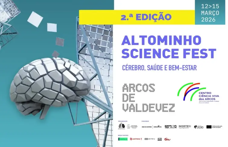 Cartaz do Alto Minho Science Fest
