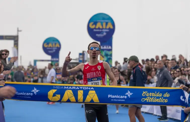 Bernardo Rocha no final da prova