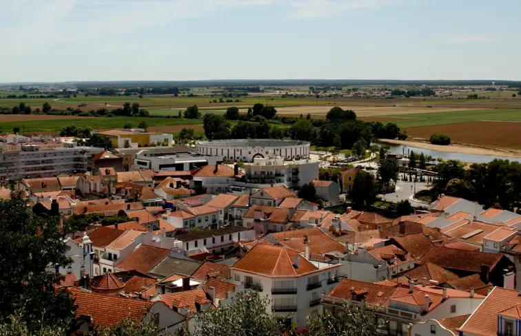Imagem aérea de Coruche