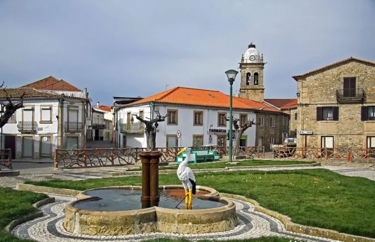 O centro de Figueira de Castelo Rodrigo