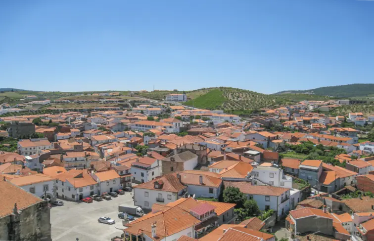 Vista aérea do concelho de Freixo de Espada à Cinta