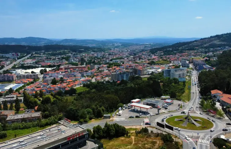 Imagem aérea de Valongo