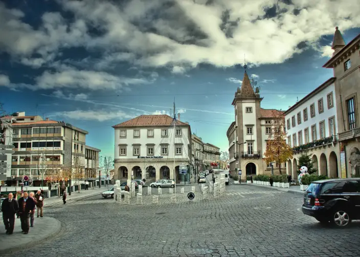 Praça da cidade da Covilhã
