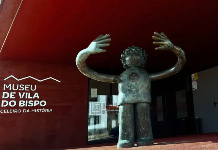 Entrada do Museu de Vila do Bispo, no Algarve