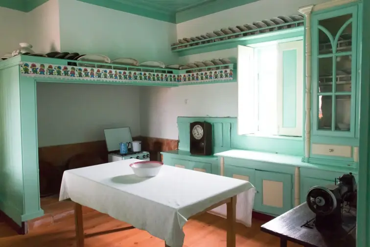 Cozinha da casa da Gandaresa