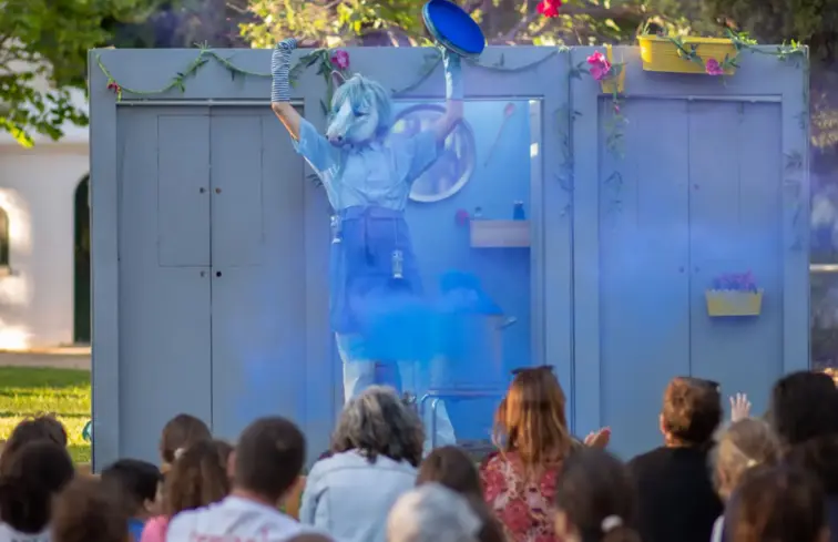 Atuação teatral para público