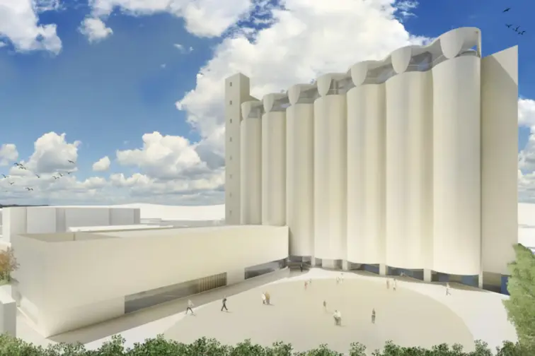 Imagem do projeto do Museu da Língua Portuguesa