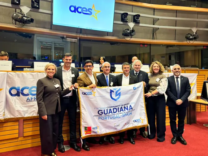 Eurocidade do Guadiana premiada como Comunidade do Desporto 2026