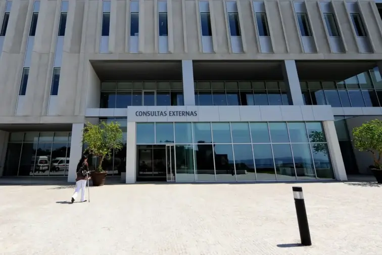 Fachad as consultas externas do Hospital de Braga