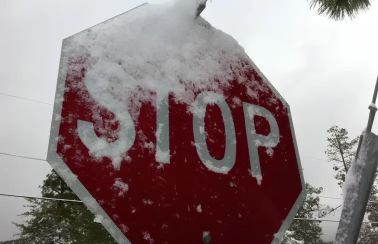 Circulação de carros está cortada na estrada