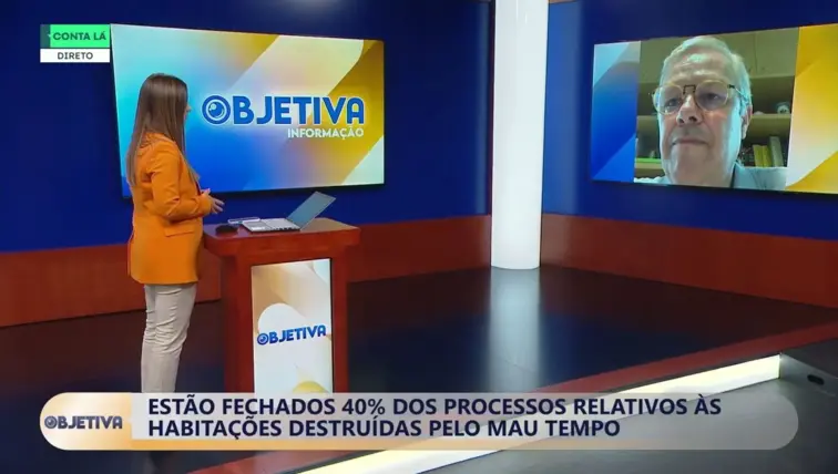 Geógrafo Rio Fernandes em entrevista com a jornalista Estela Machado. 