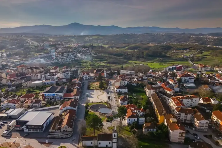 Vista panorâmica de Oliveira do Hospital.