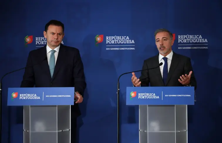 Luís Montenegro e Pedro Duarte
