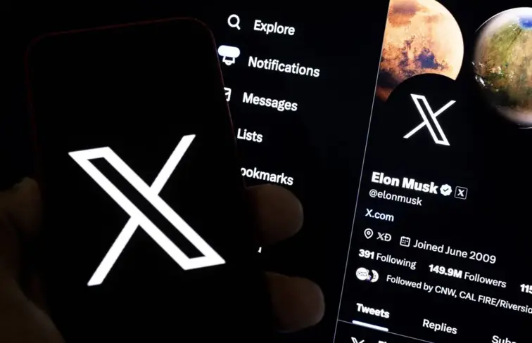 Rede social X, antigo Twitter