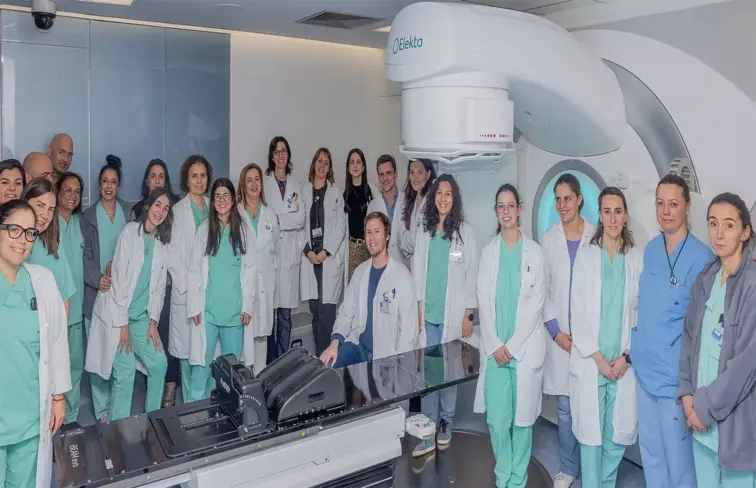  Fotografia dos profissionais de saúde do serviço de Radioncologia