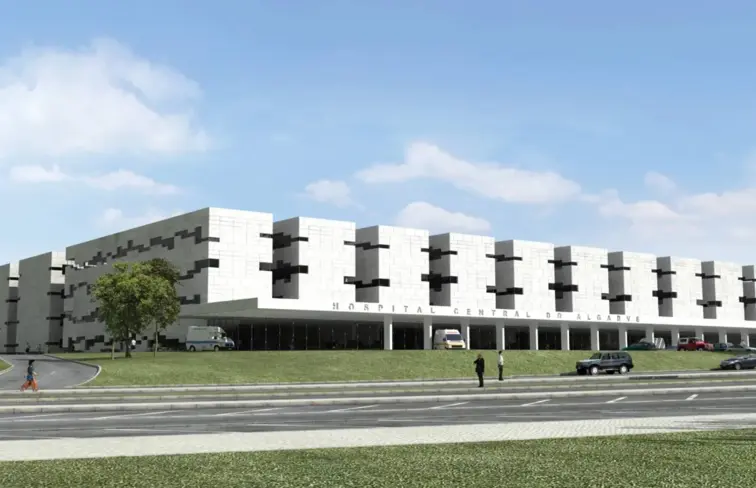 Imagem projeto do hospital Central do Algarve