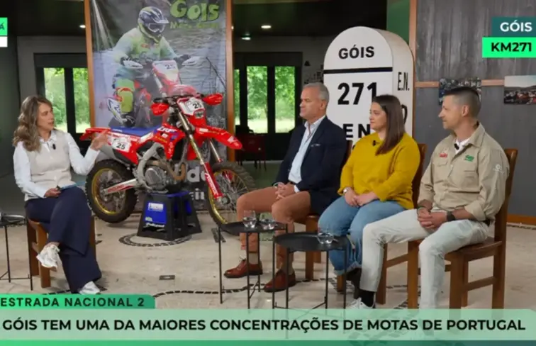 Jornalista e convidados em painel da Nacional 2 dedicado a Góis
