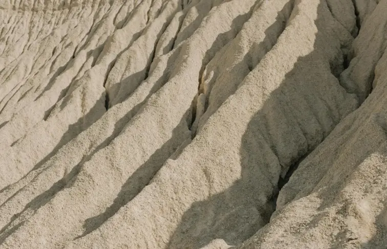 Erosão de areia