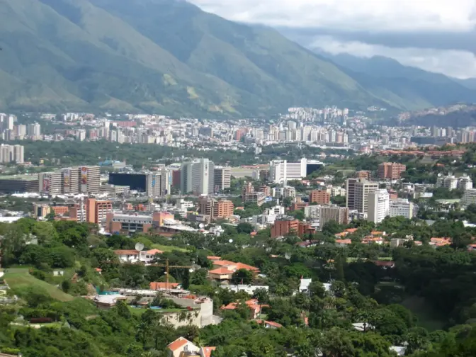 Vista de Caracas na Venezuela