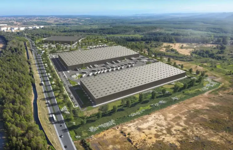 Imagem projeto do Centro Logístico de Aveiras