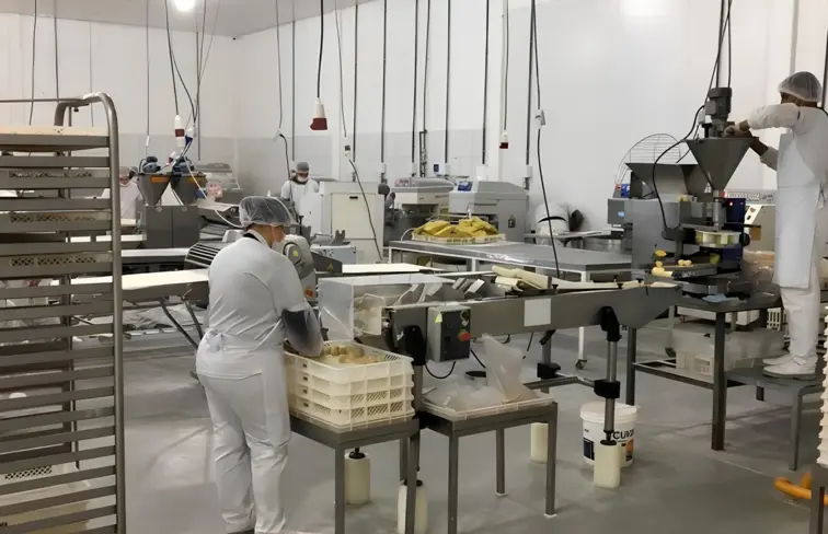 Centro de produção de pão