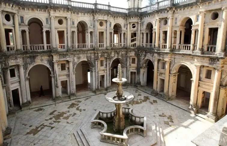 Claustro do Convento de Cristo em Tomar.