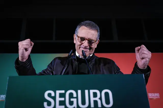 António José Seguro festeja vitória das eleições presidenciais