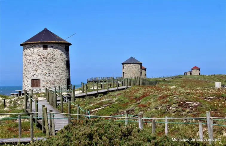 Passadiços em Esposende, junto aos moinhos da Apúlia