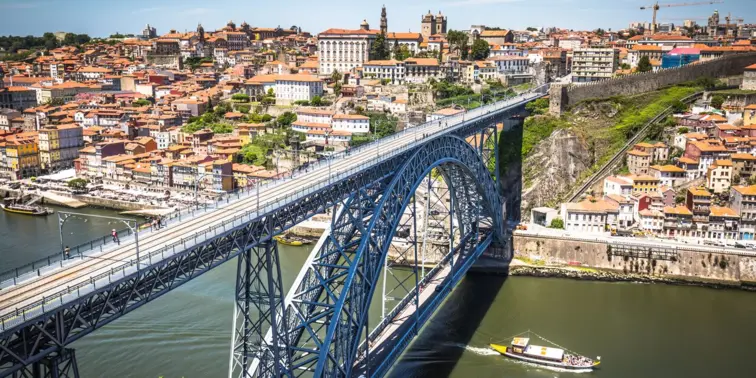 Vista panorâmica do Porto