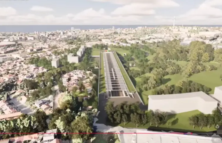 Estação proposta em Vilar do Paraíso