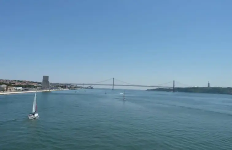 Vista panorâmica do Rio Tejo