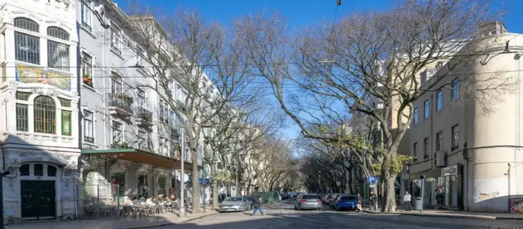 Rua Ferreira Borges em Lisboa.