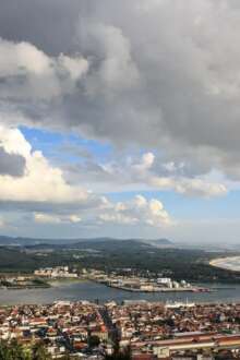Vista aérea de Viana do Castelo.
