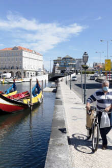 Ria de Aveiro no centro da cidade