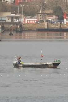 Pesca da lampreia no Rio Minho coincidiu com as tempestades: "É um ano para esquecer"