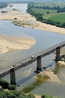 Seca no rio Tejo