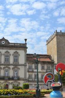 imagem do centro histórico de Barcelos