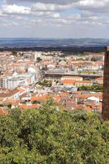 Vista aérea da cidade de Castelo Branco