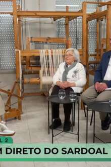 Pivot e convidados durante emissão do Conta Lá no concelho do Sardoal