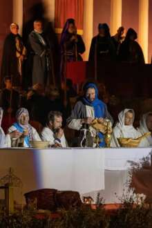 Recriação da encenação da "Vida e Paixão de Cristo" na Sexta-feira Santa